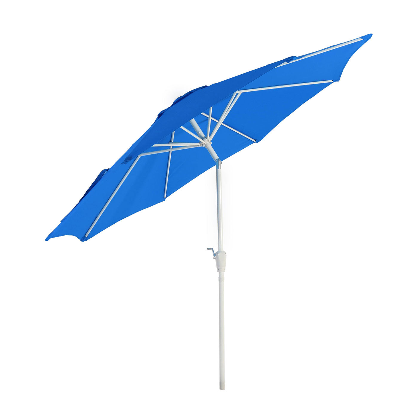 Cosmo Casa - Parasol - Tuinparasol - 2,7m Kantelbaar - Polyester Aluminium - 5kg - Blauw