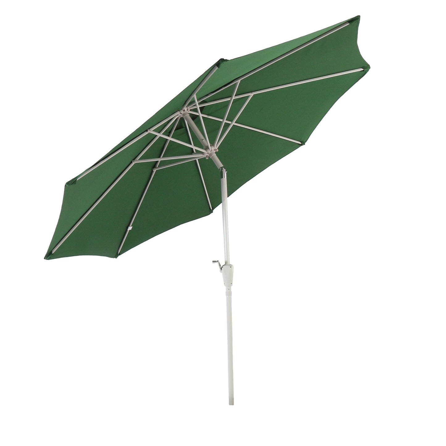 Cosmo Casa - Parasol - Tuinparasol - 2,7m Kantelbaar - Polyester Aluminium - 5kg - Groen