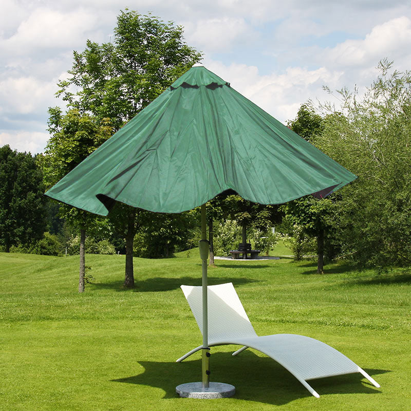 Cosmo Casa - Parasol - Tuinparasol - 2,7m Kantelbaar - Polyester Aluminium - 5kg - Groen