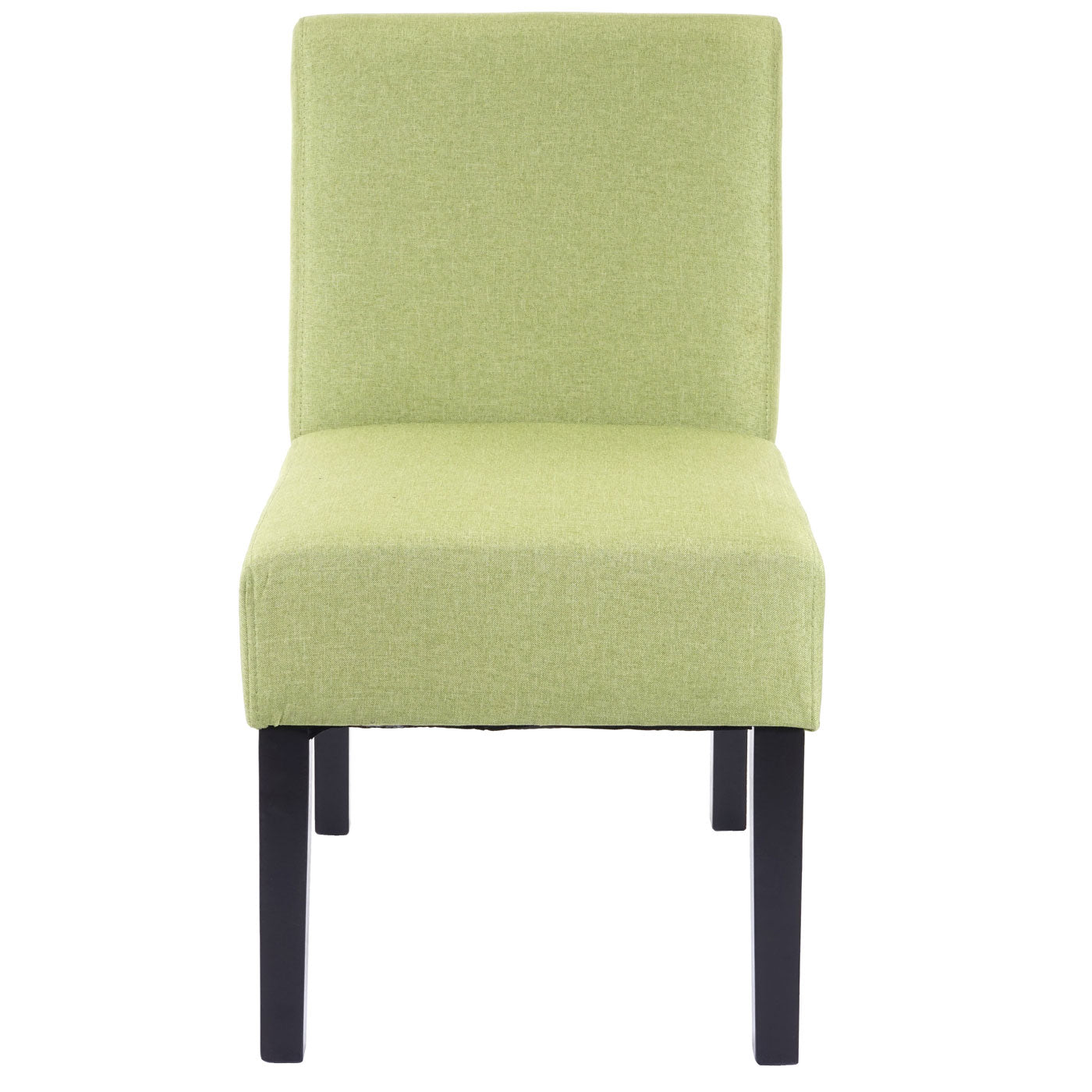Cosmo Casa - Set van 6 Eetkamerstoelen - Lounge - Textiel - Groen