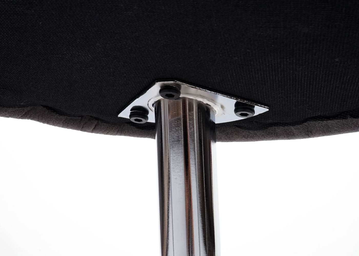 Cosmo Casa - Set van 2 Eetkamerstoelen - Gestoffeerd - Kunstleer - Grijs