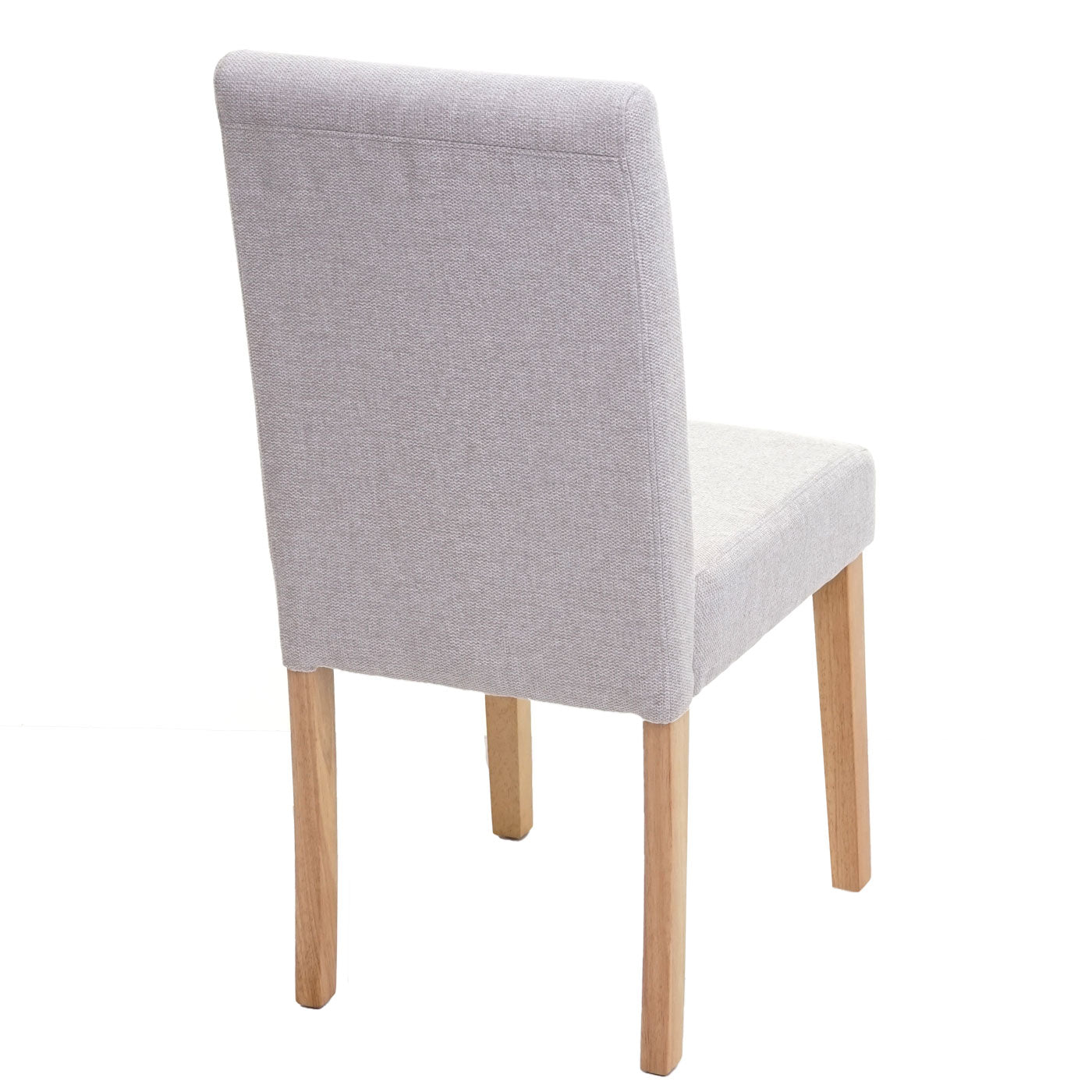 Cosmo Casa - Set van 6 Eetkamerstoelen - Littau - Stof - Crèmebeige - Lichte Poten