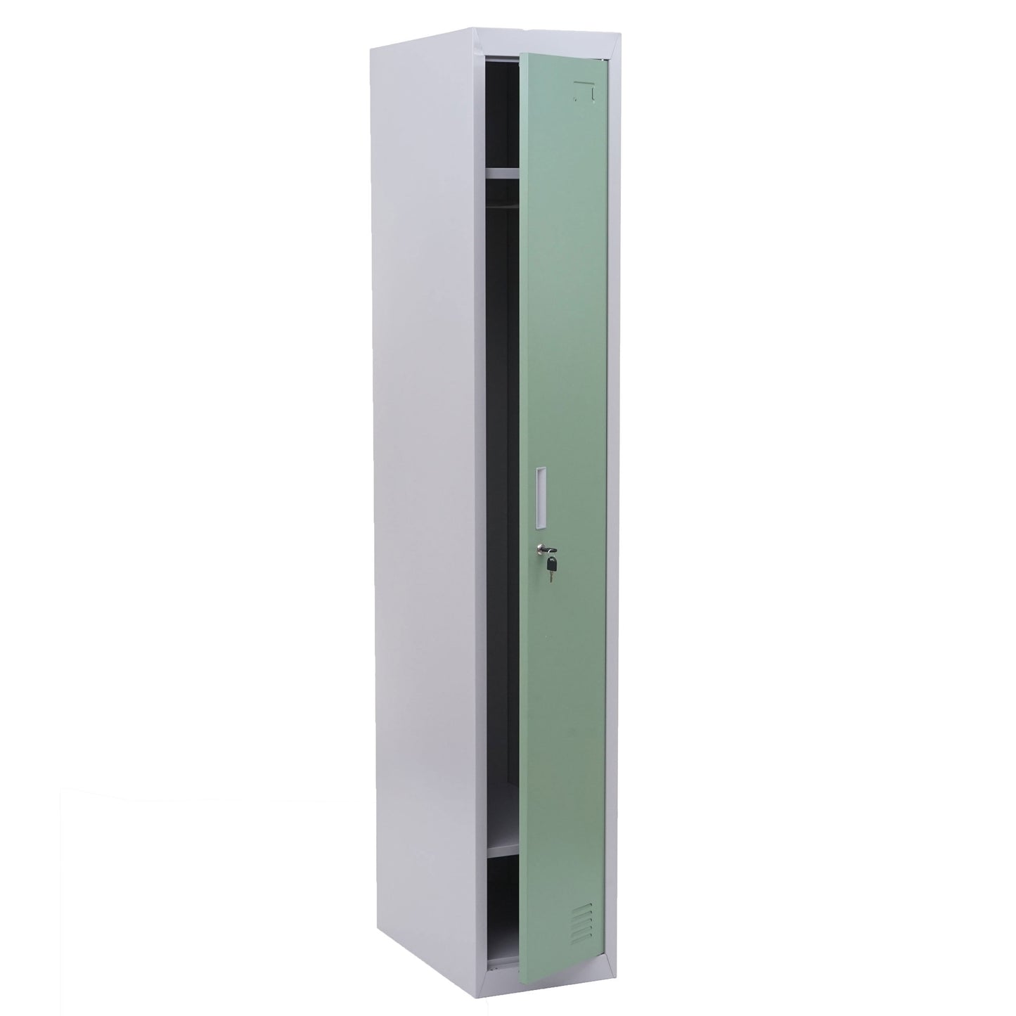 Cosmo Casa - Garderobekast - Conform ASR - Metaal - Mintgroen - 180×30×50 cm