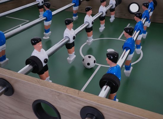 Cosmo Casa Tafelvoetbaltafel - Tafelvoetbal - Opvouwbaar - 84x121x105cm - Zwart