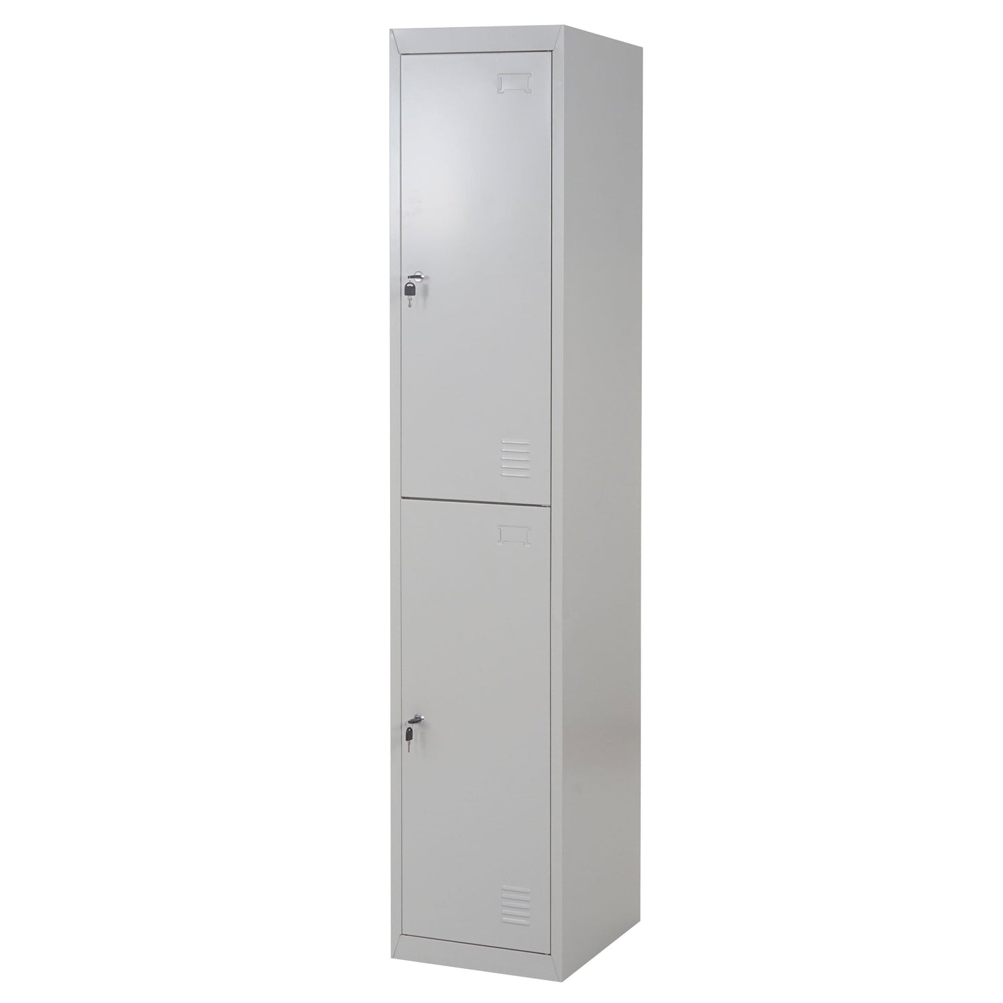 Cosmo Casa - Lockerkast - Kluis - Metaal - Grijs - 185×38×45 cm