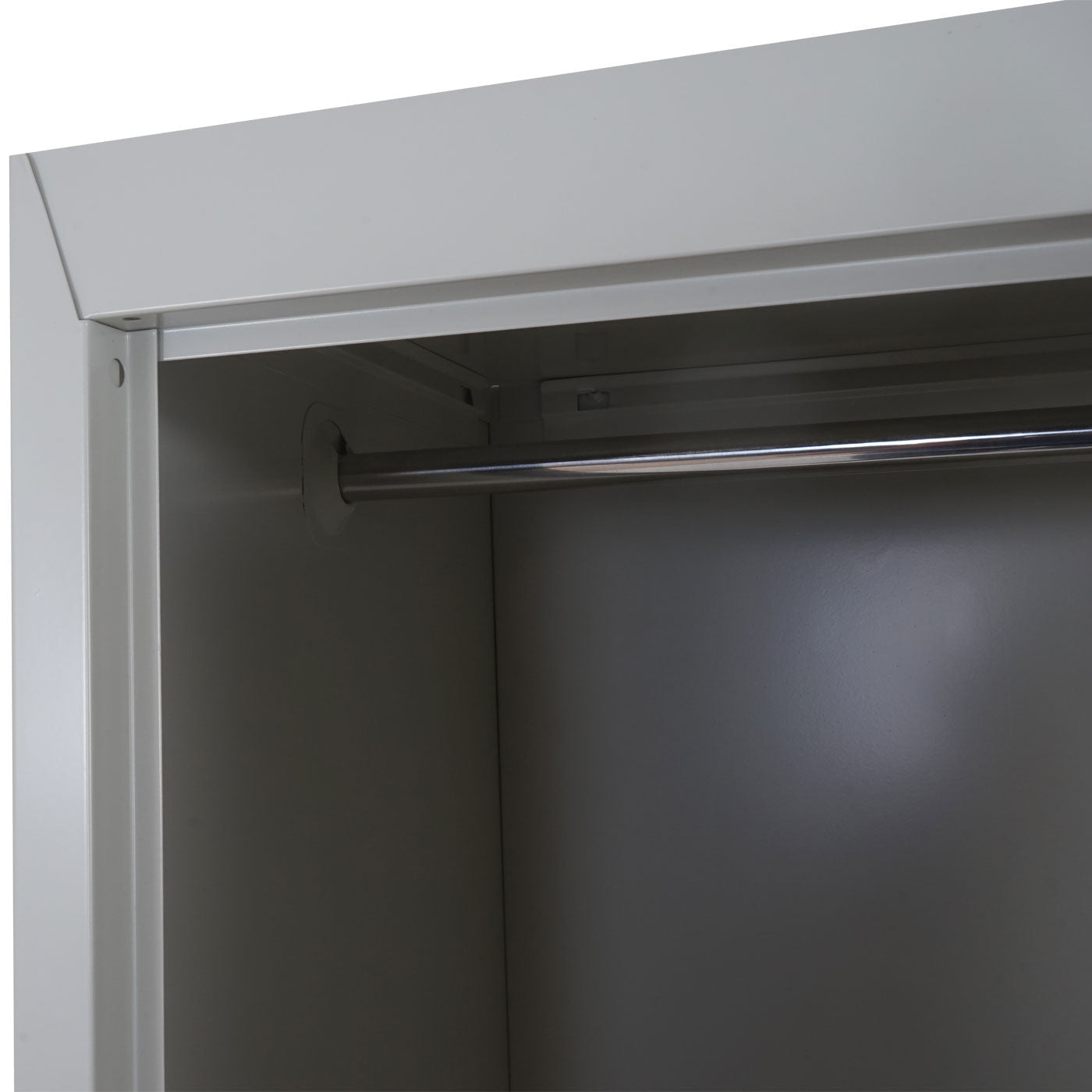 Cosmo Casa - Lockerkast - Kluis - Metaal - Grijs - 185×38×45 cm