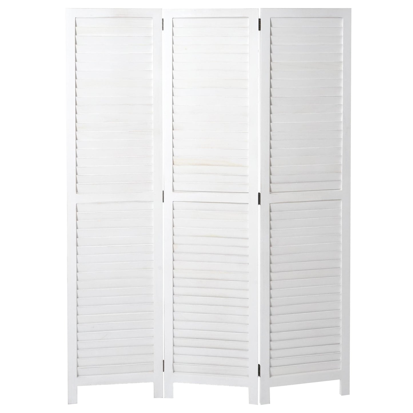 Cosmo Casa - Scherm - Vintage - Textiel - Wit - 170×120 cm