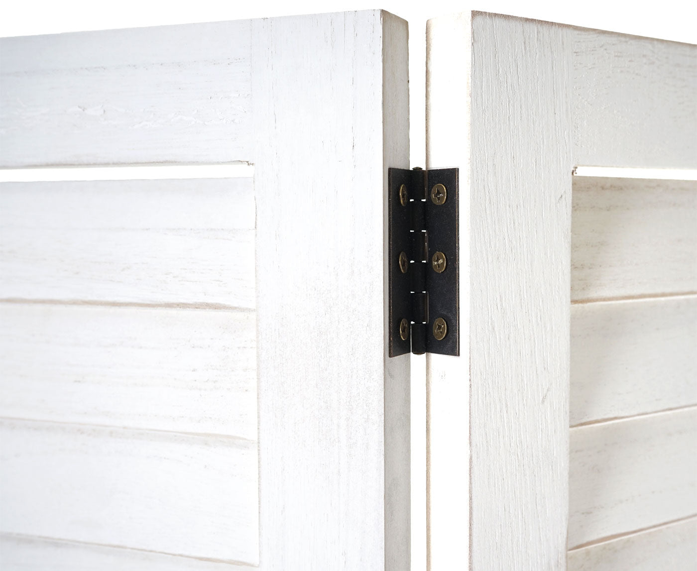 Cosmo Casa - Scherm - Vintage - Textiel - Wit - 170×120 cm