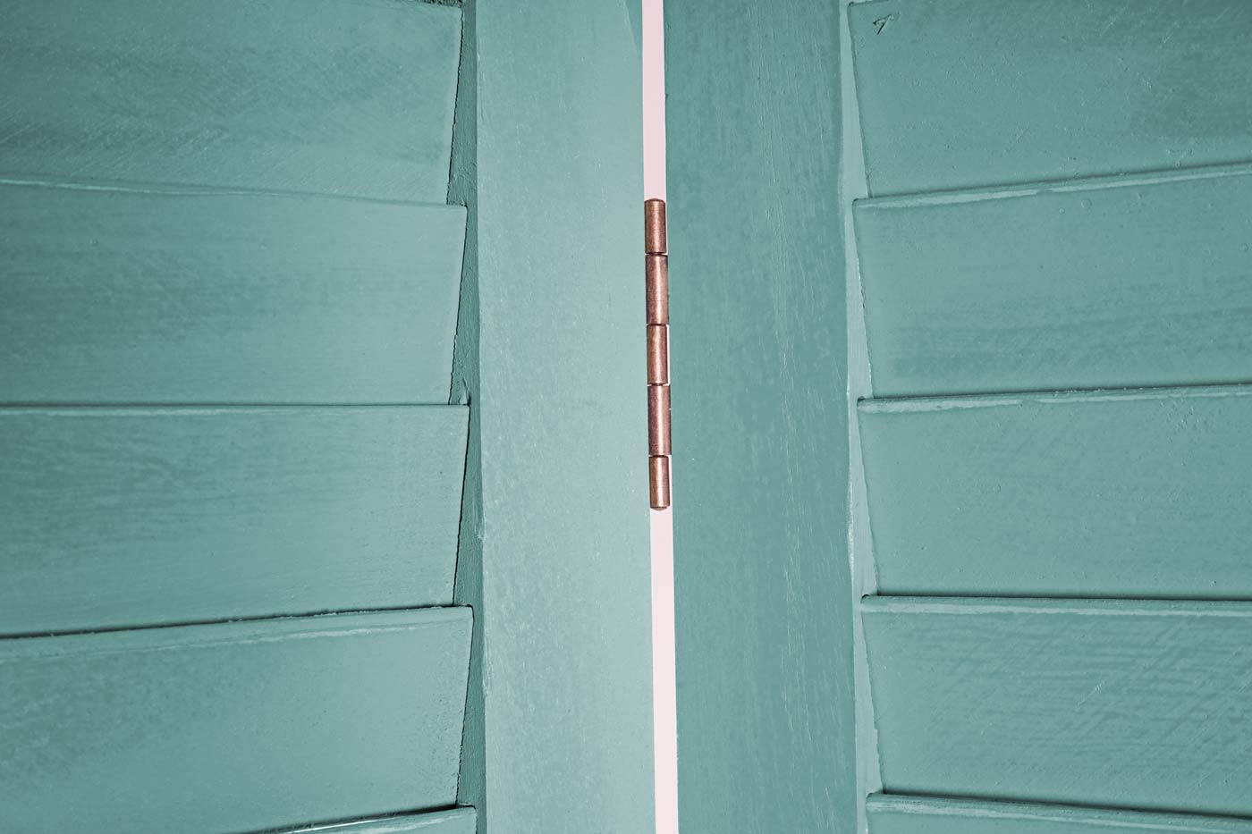 Cosmo Casa - Paravent - Vintage - Metaal - Groen - 170×120 cm