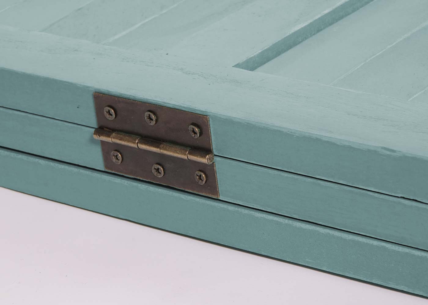 Cosmo Casa - Paravent - Vintage - Metaal - Groen - 170×120 cm