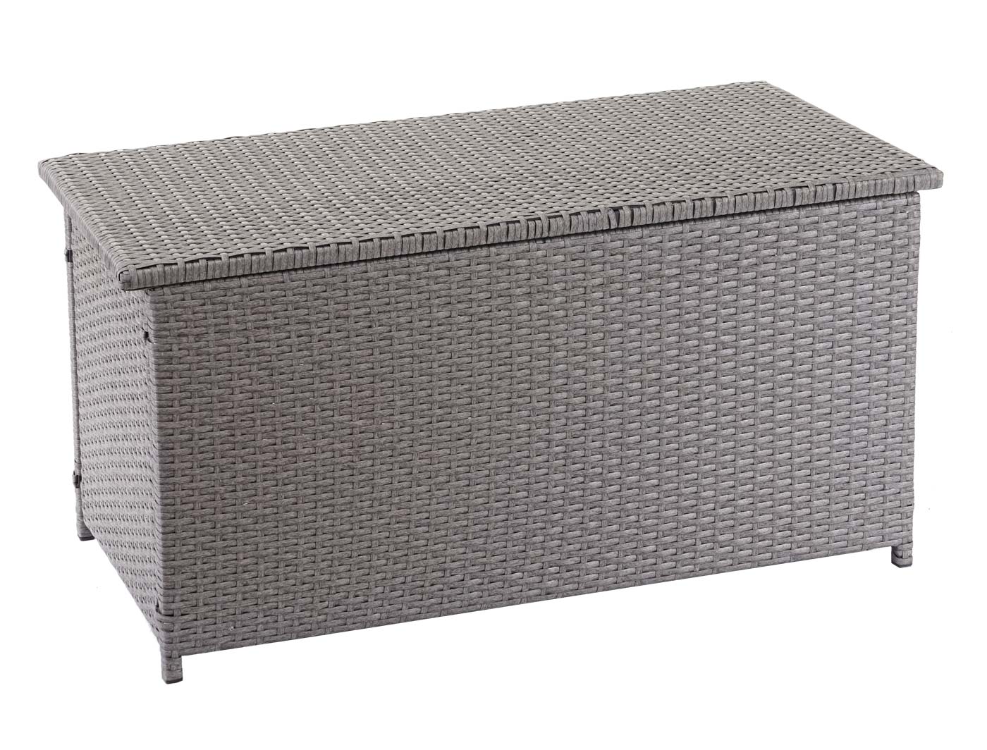 Cosmo Casa - Kussenbox - Basic - Polyrotan - Basic Grey - 51×115×59 cm