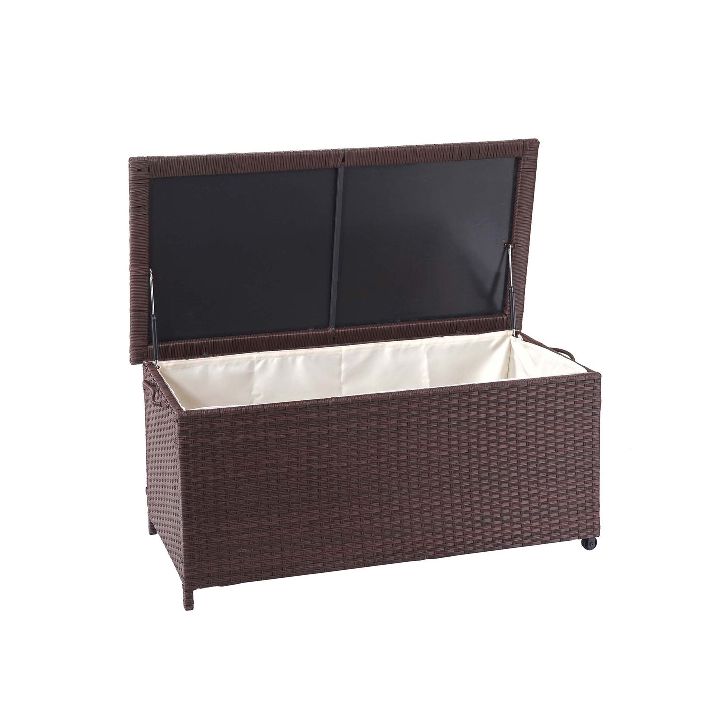 Cosmo Casa - Kussenbox - Premium - Polyrotan - Bruin - 51×100×50 cm