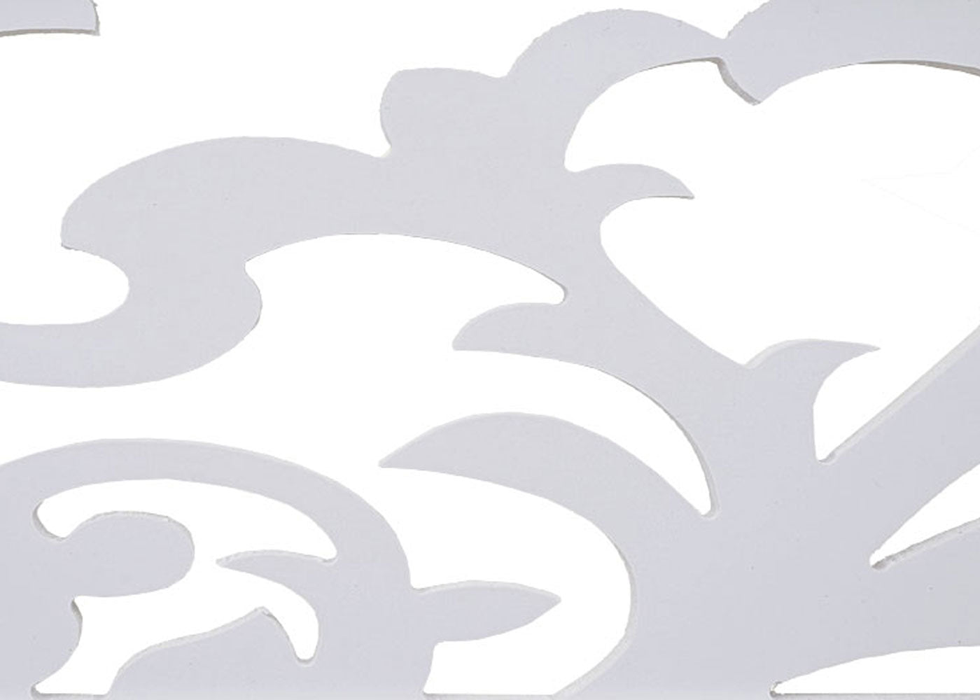 Cosmo Casa - Set van 2 Decoratieve panelen - Gevelbekleding - WPC - Wit - 16×177 cm