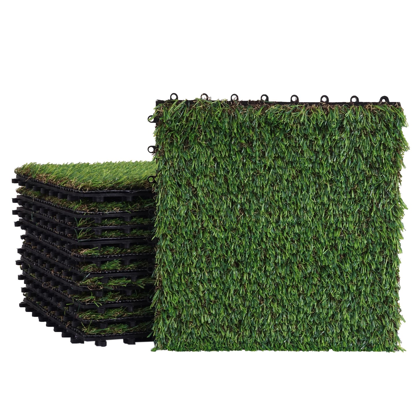 Cosmo Casa - Gazontegel - Kunstgras - Groen - 30×30 cm - 1 m²