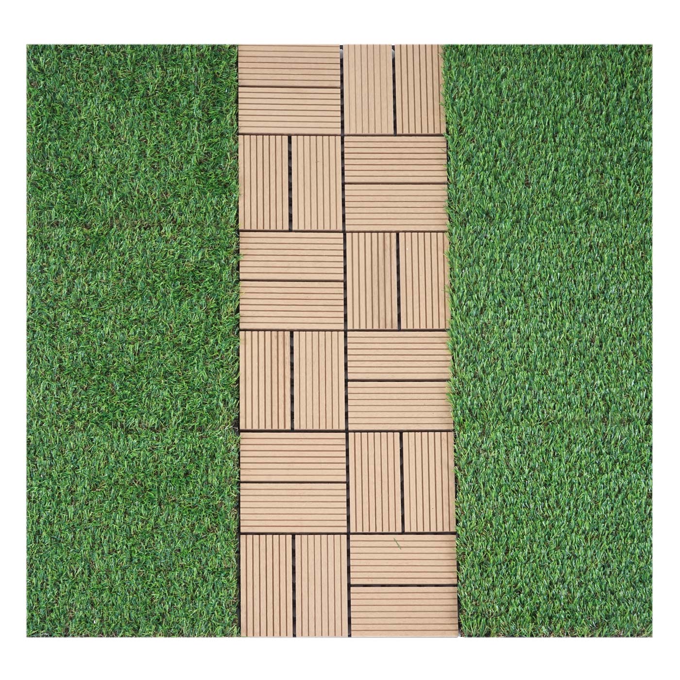 Cosmo Casa - Gazontegel - Kunstgras - Groen - 30×30 cm - 1 m²