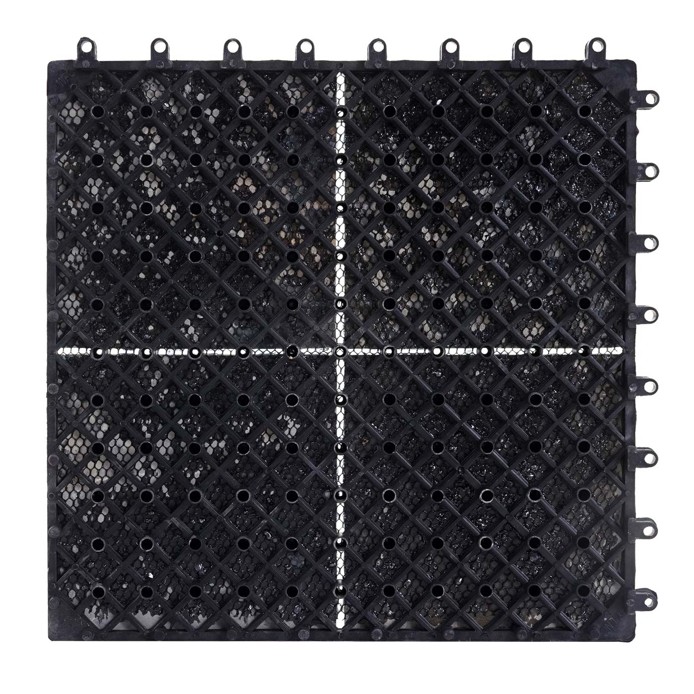 Cosmo Casa - Steentegel - Insteektegel - Natuursteen - Granietkleurig - 30×30 cm