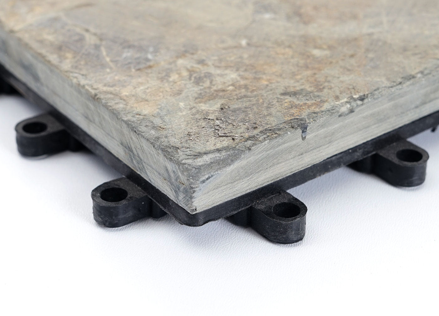 Cosmo Casa - Steentegel - Insteektegel - Natuursteen - Granietkleurig - 30×30 cm