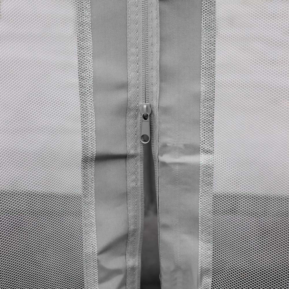 Cosmo Casa - Pergola - Met zijwand - Staal - Grijs - 4×4 m