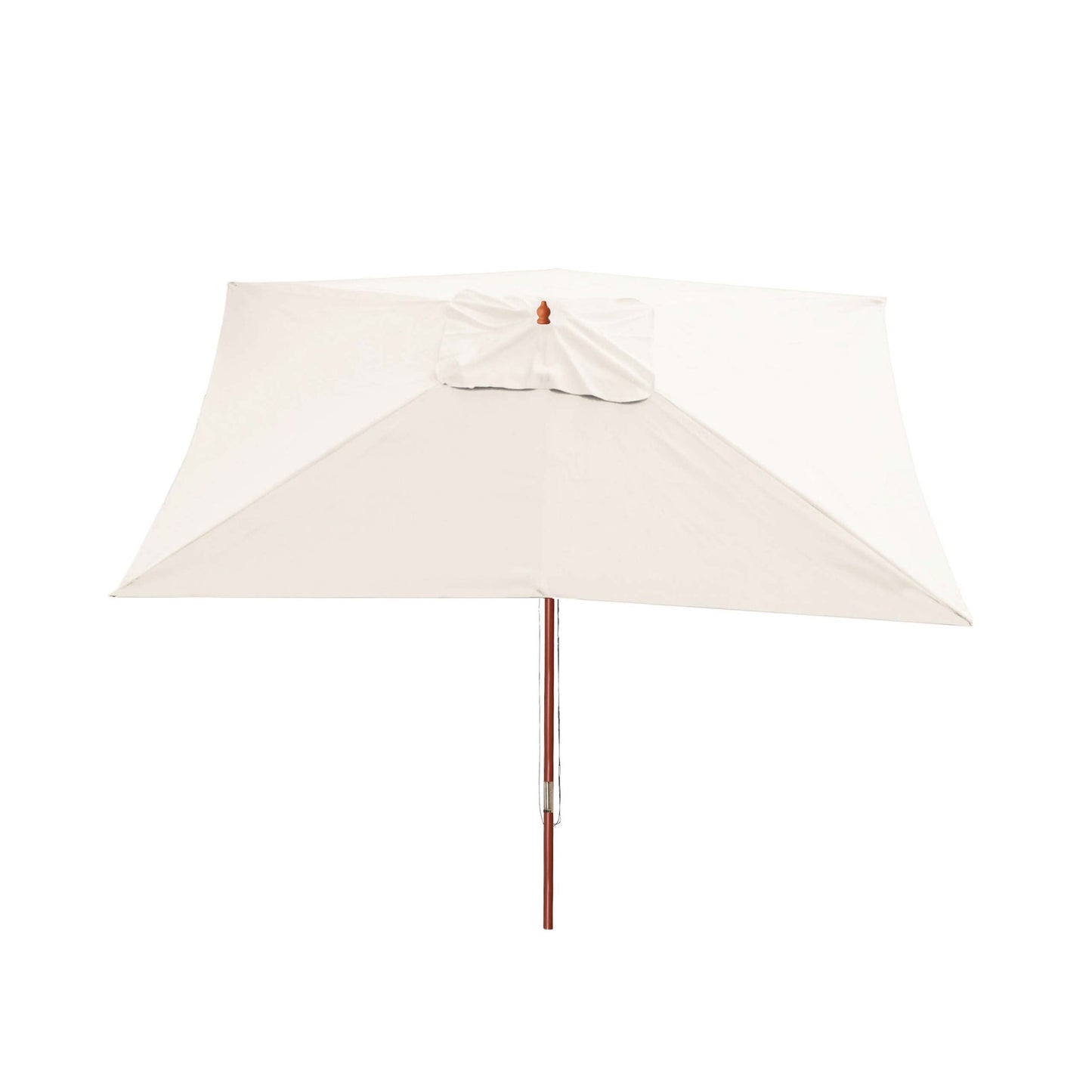 Cosmo Casa - Tuinparasol - Markt - Polyester & Hout - Crème - 3×4 m