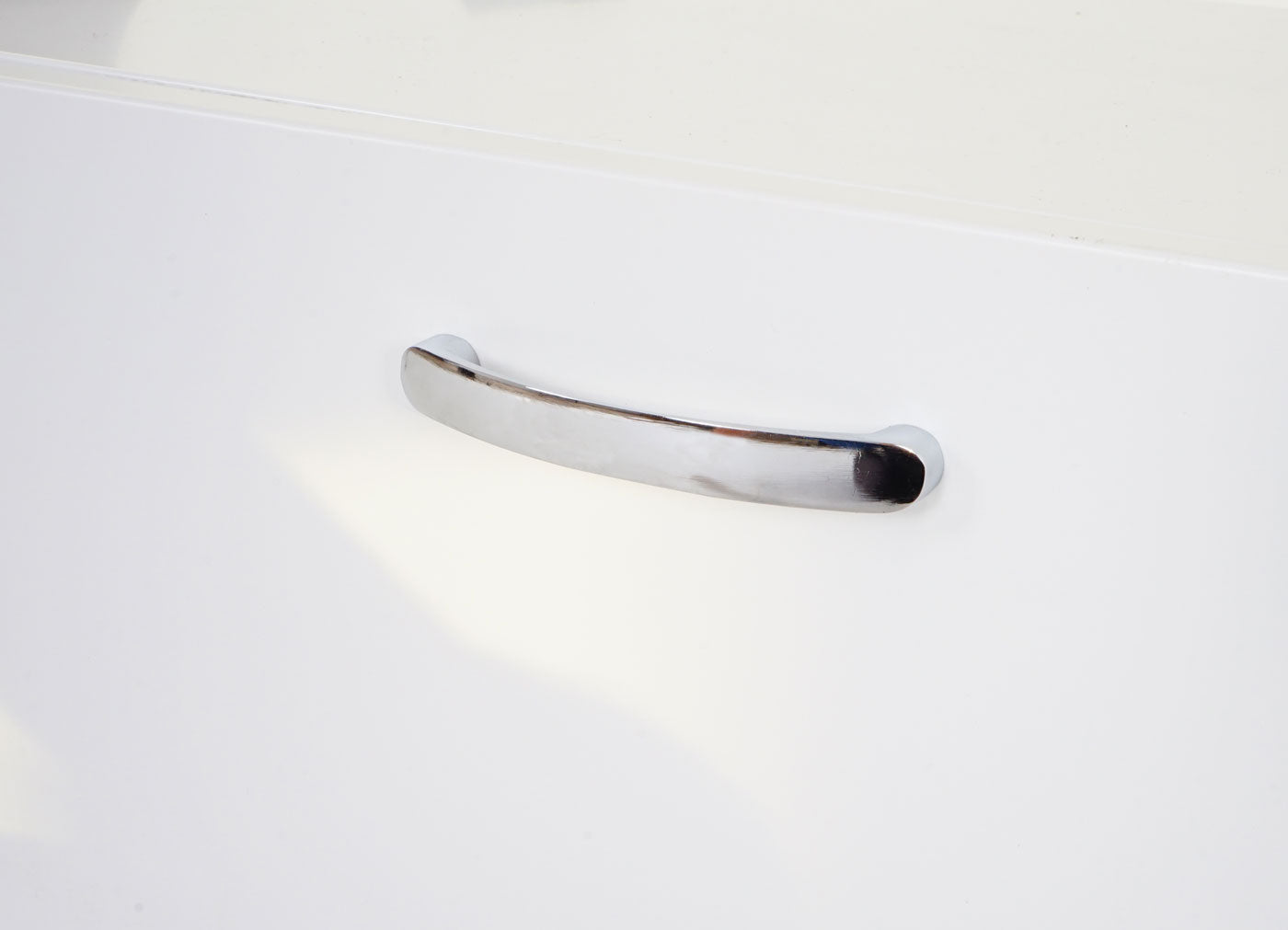 Cosmo Casa - Wasmachineonderkast - Met lade - Metaal - Wit - 33×61×52 cm