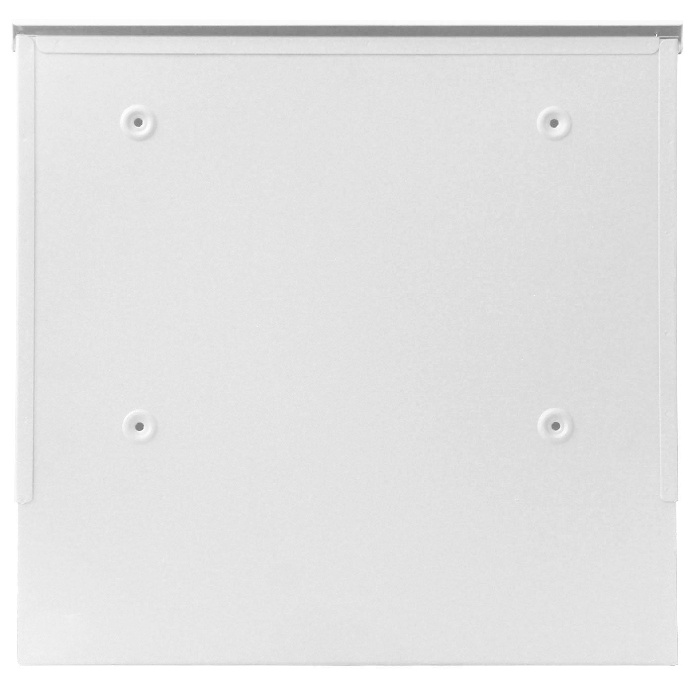 Cosmo Casa - Brievenbus - Wandbevestiging - Metaal - Wit