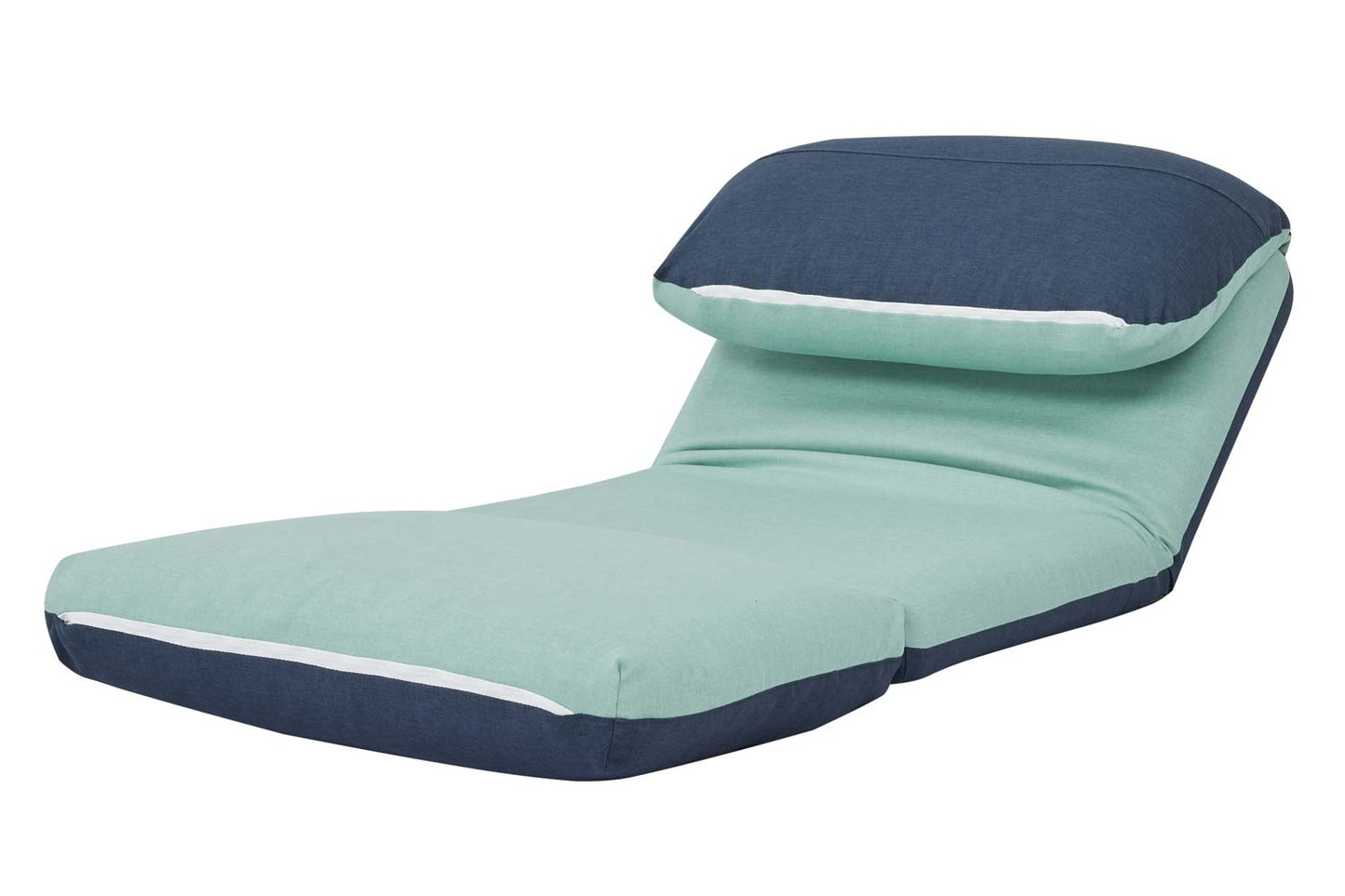 Cosmo Casa - Slaapbank - Functioneel - Textiel - Lichtblauw & Donkerblauw