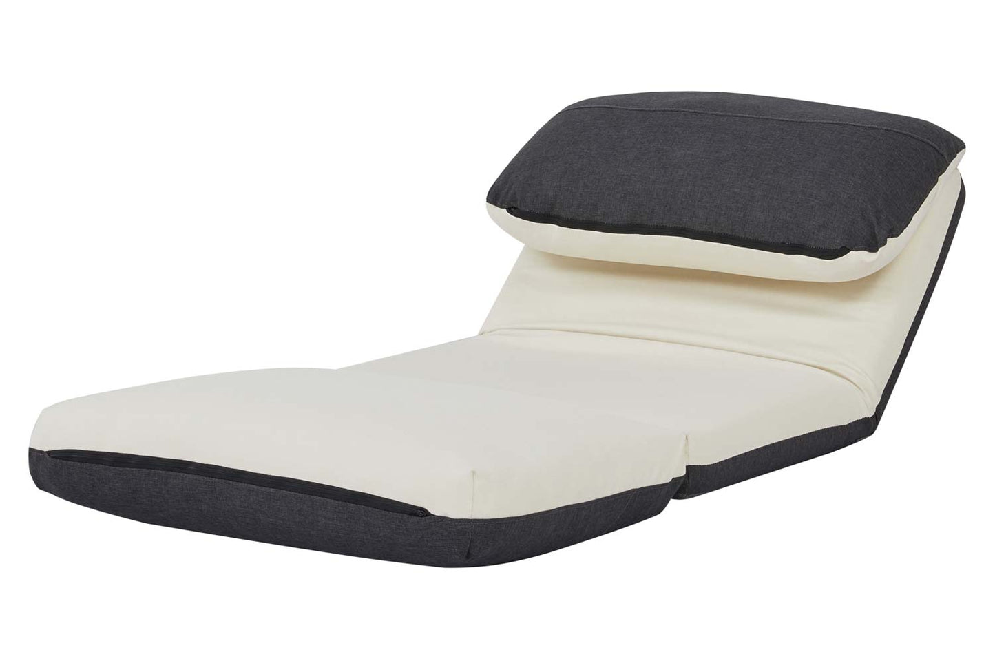 Cosmo Casa - Slaapbank - Functioneel - Textiel - Crème & Zwart