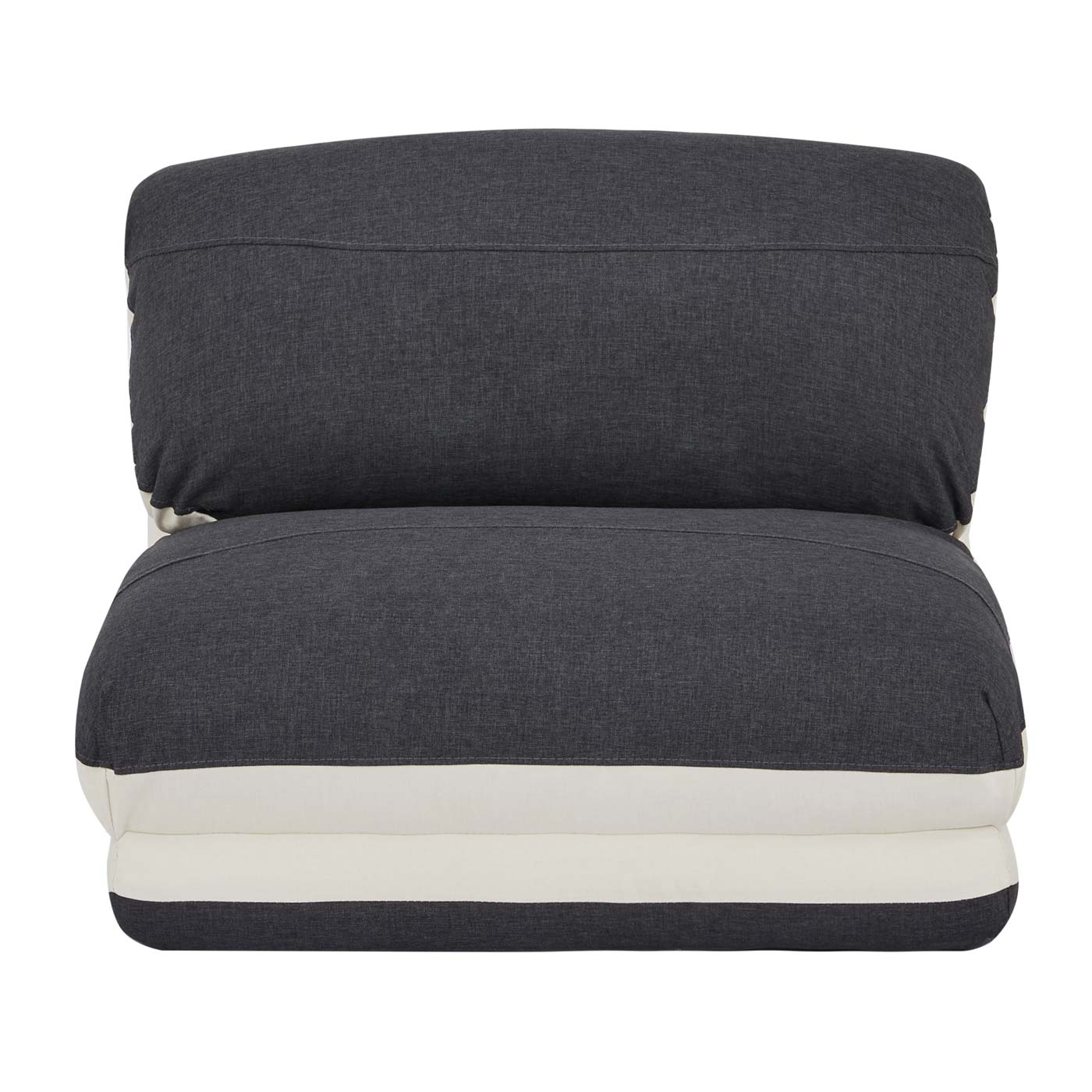 Cosmo Casa - Slaapbank - Functioneel - Textiel - Crème & Zwart