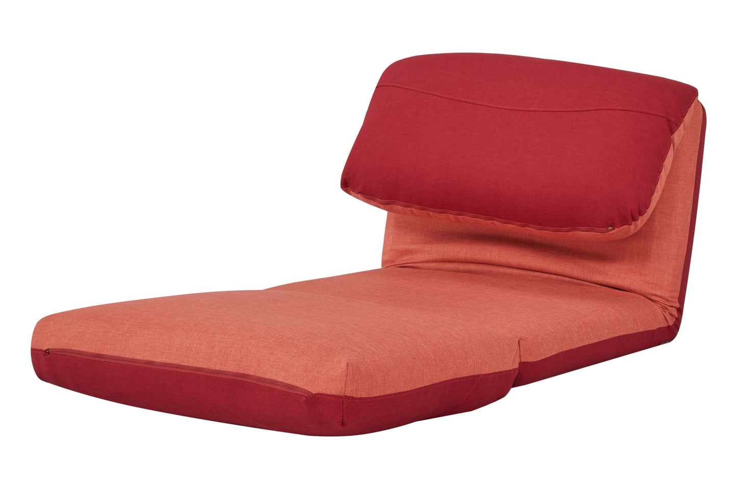 Cosmo Casa - Slaapbank - Functioneel - Textiel - Oranje & Donkerrood