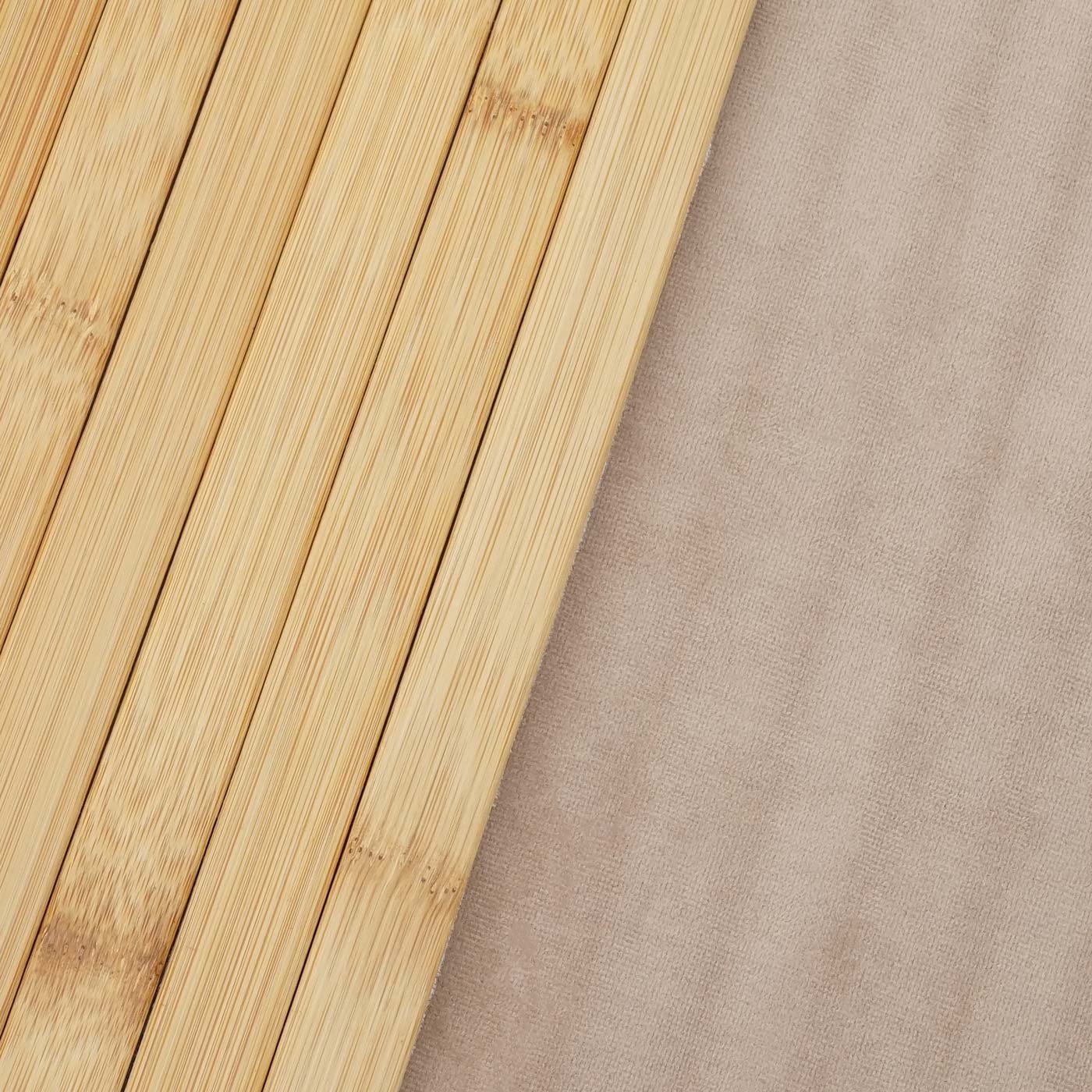 Cosmo Casa - Set van 2 Armleuningbladen - Flexibel - Bamboe - Natuurlijk bruin - 45×30 cm