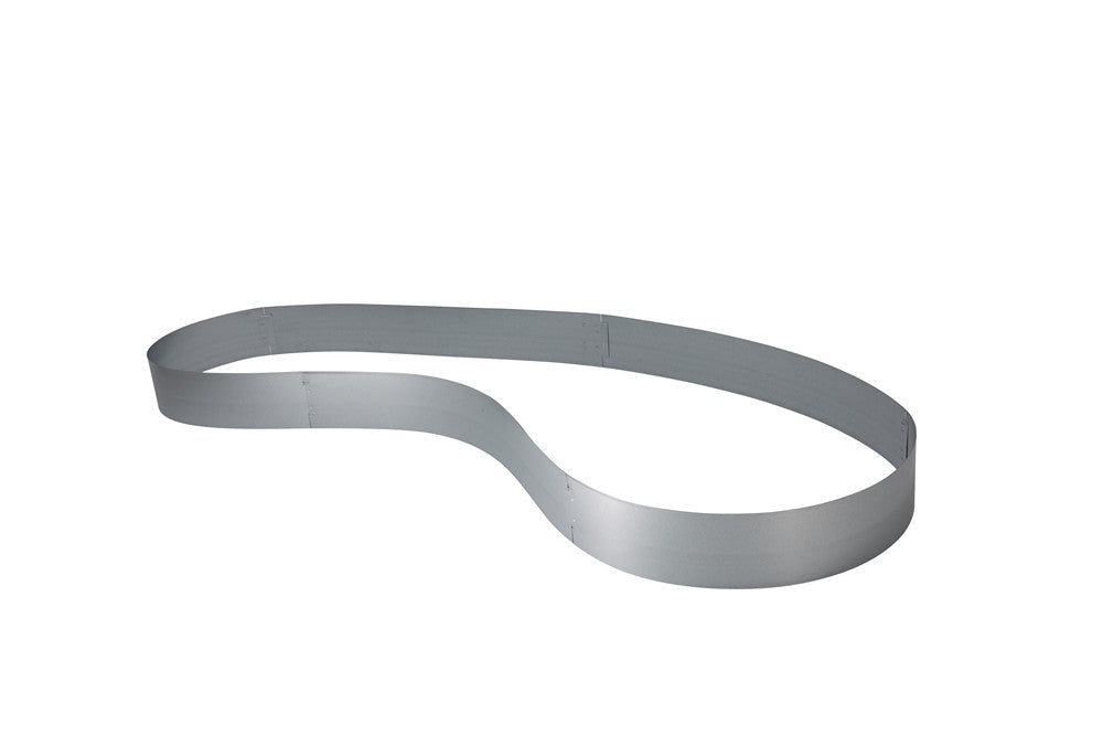 Cosmo Casa - Gazonrand - Maairand - Staal - Zilverkleurig - 20×1 m - 14 cm