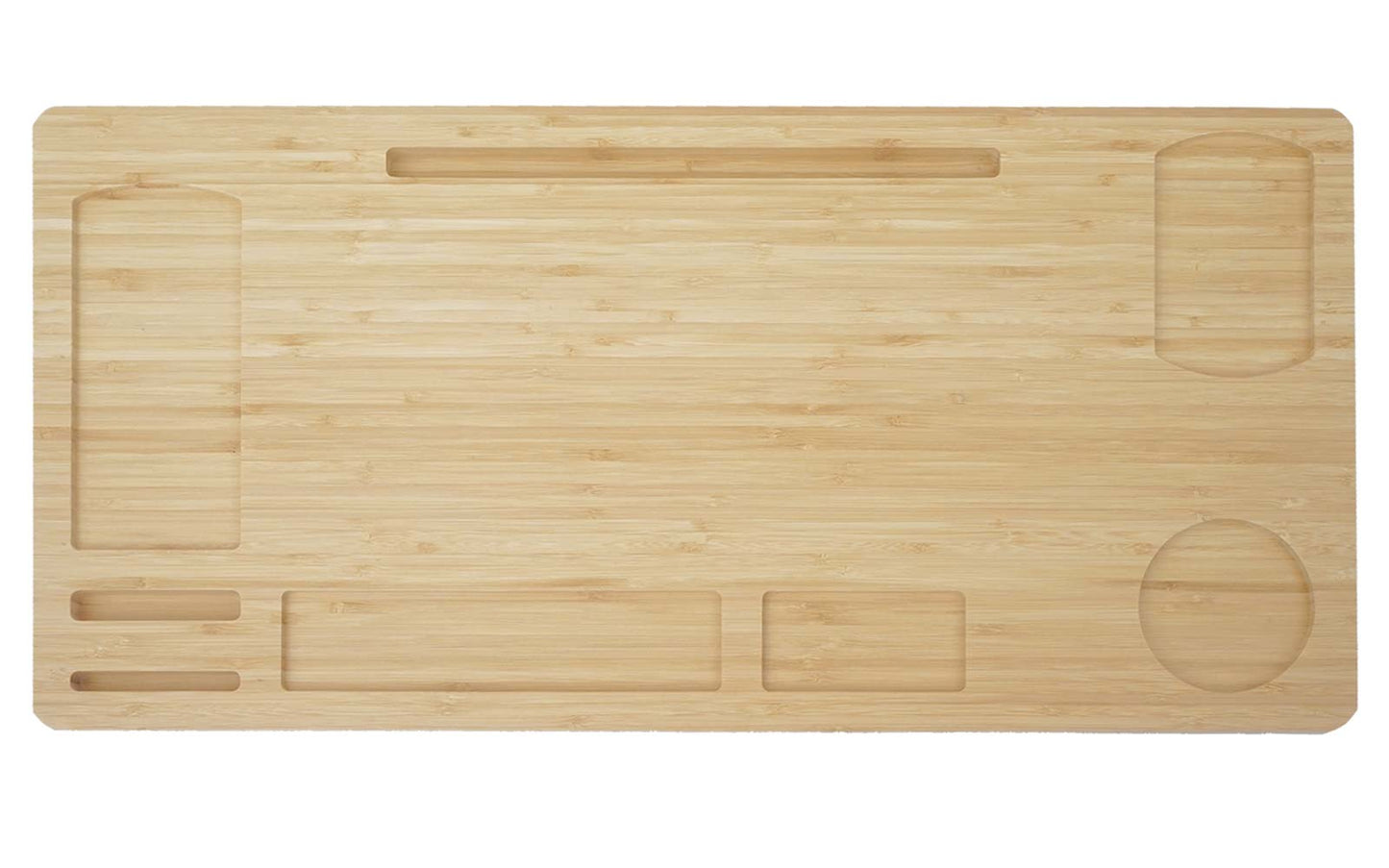 Cosmo Casa - Monitorverhoger - Organizer - Bamboe - 9×65×31 cm