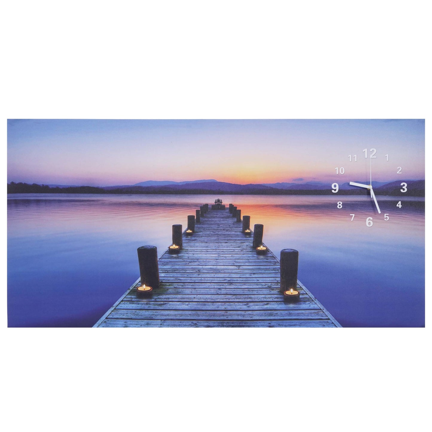 Cosmo Casa - LED-schilderij - Verlicht - Canvas - 110×55 cm