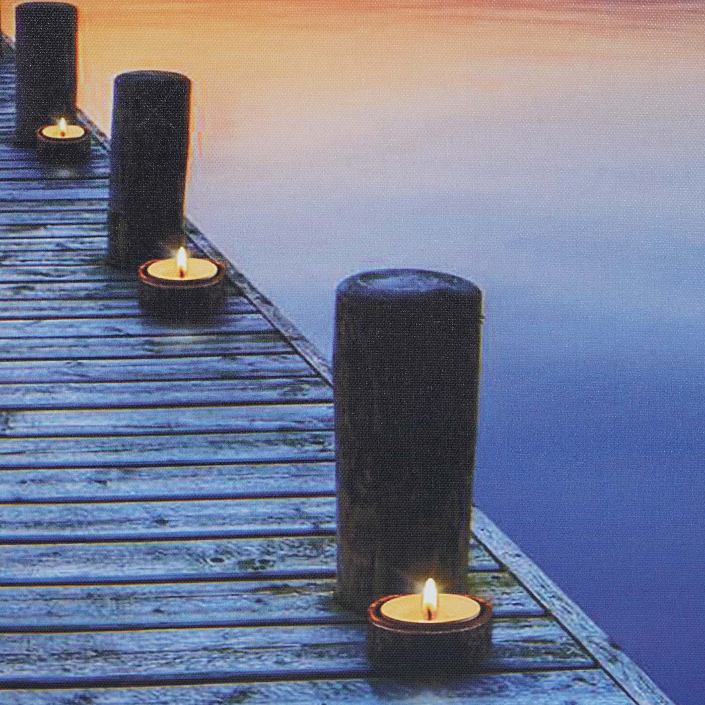 Cosmo Casa - LED-schilderij - Verlicht - Canvas - 110×55 cm