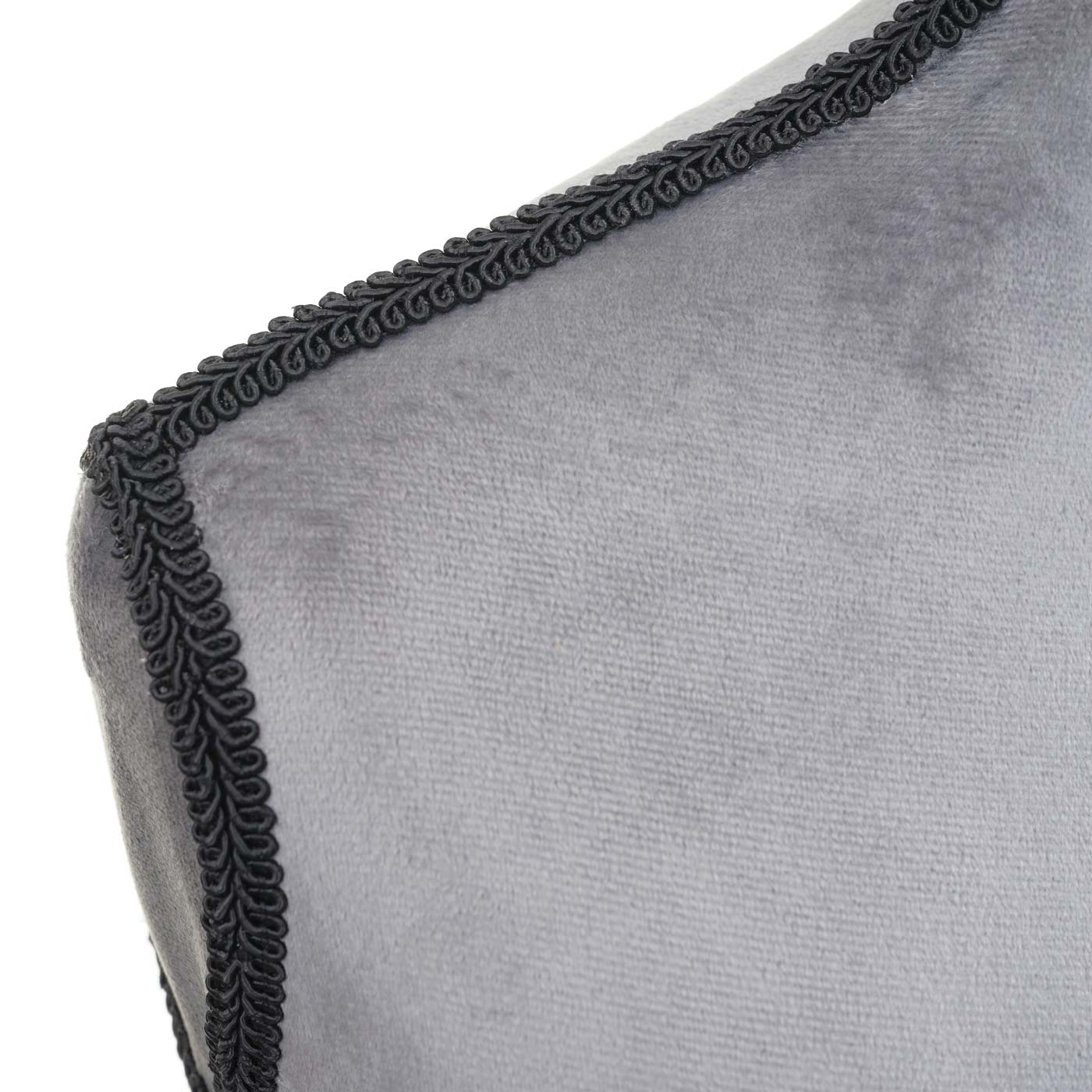 Cosmo Casa - Kleermakerspop - Dames torso - Fluweel - Fluweelgrijs