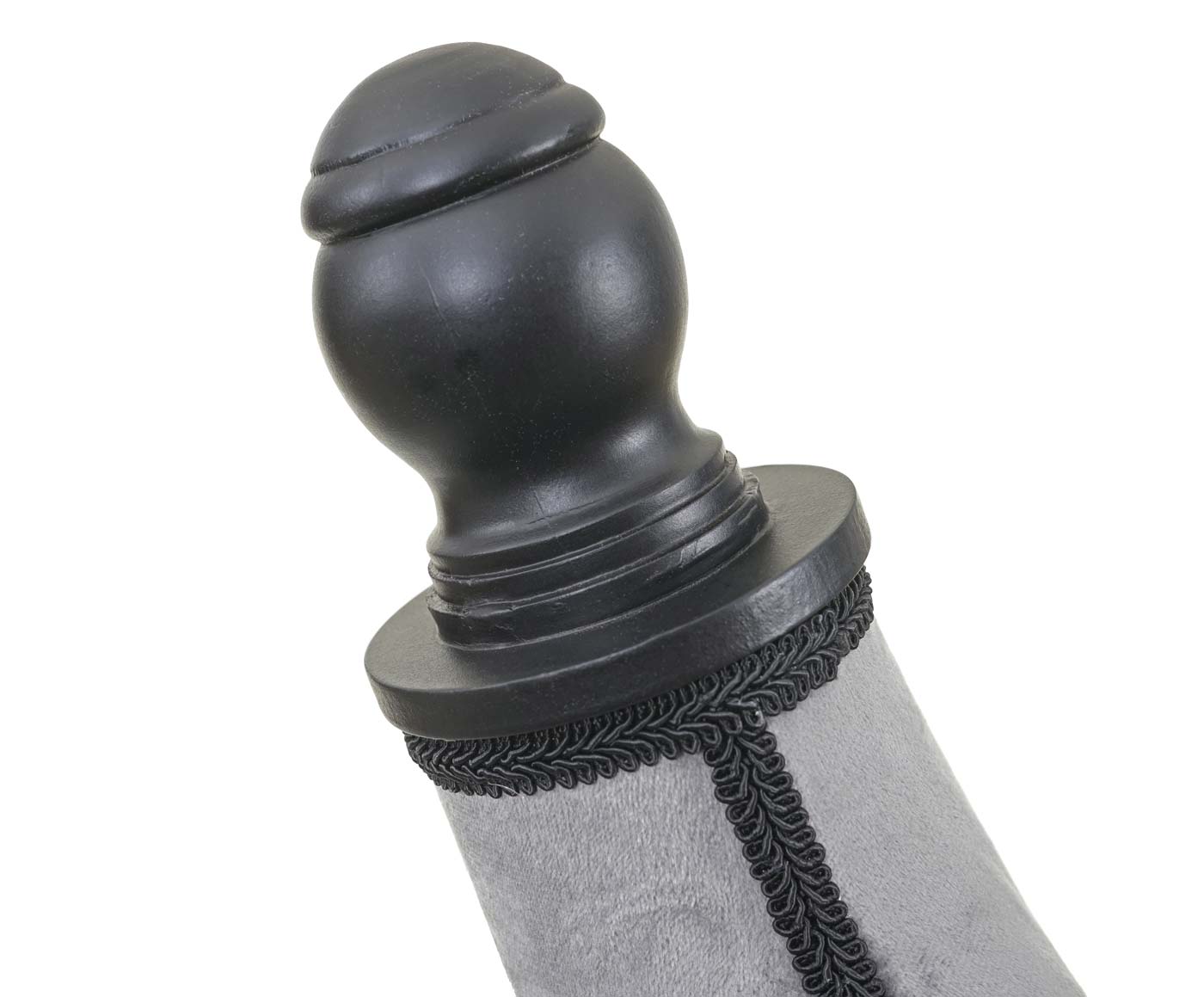 Cosmo Casa - Kleermakerspop - Dames torso - Fluweel - Fluweelgrijs