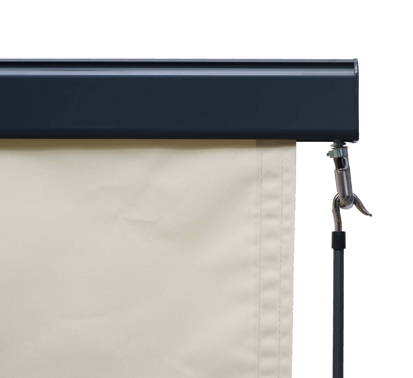 Cosmo Casa - Verticale zonwering - UV-werend - Doek - Crèmebeige - 250×180 cm