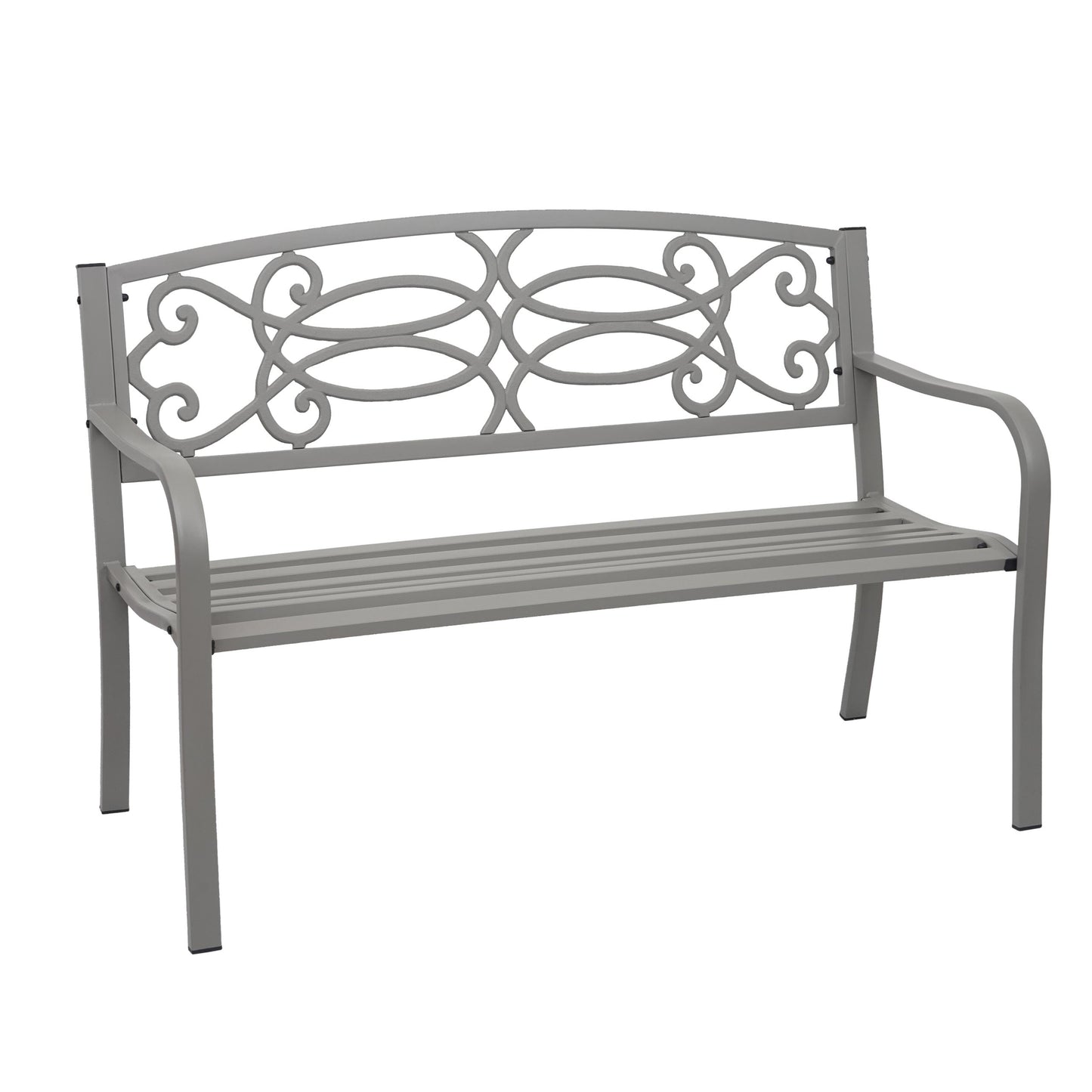 Cosmo Casa - Tuinbank - Parkbank - Staal - Grijs
