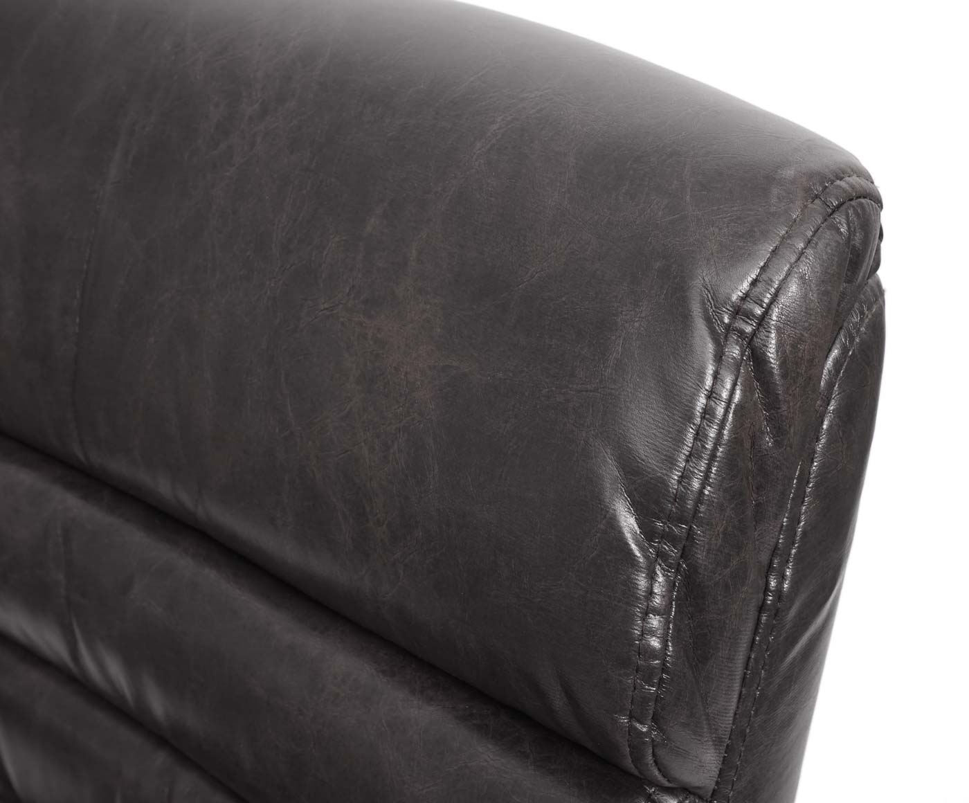 Cosmo Casa - Set van 6 Vergaderstoelen - Suèdelook - Kunstleer & Metaal - Zwart