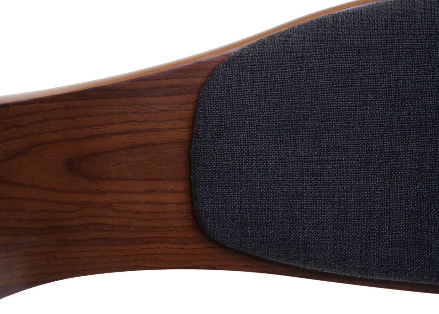 Cosmo Casa - Eetkamerstoelen set van 6 - Draaibaar verstelbaar - Gebogen hout - Donkergrijs textiel - FSC