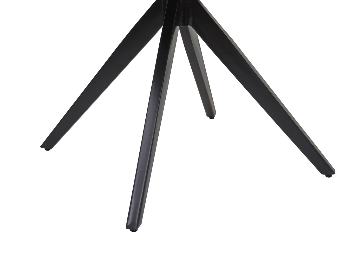 Cosmo Casa - Eetkamerstoelen set van 6 - Met armleuningen - Staal - Donkergrijs - Retro design