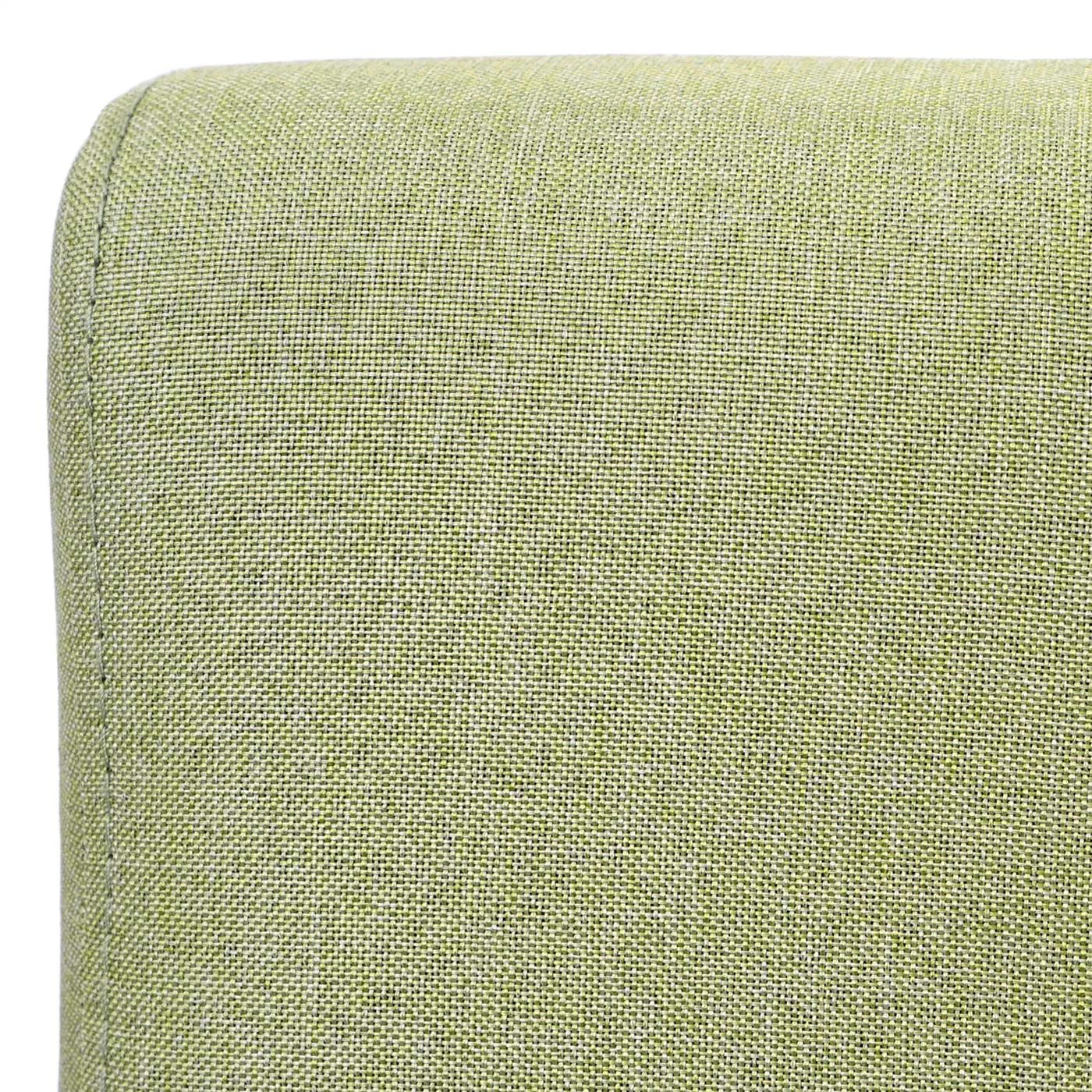 Cosmo Casa - Set van 2 Eetkamerstoelen - Lounge - Textiel - Groen