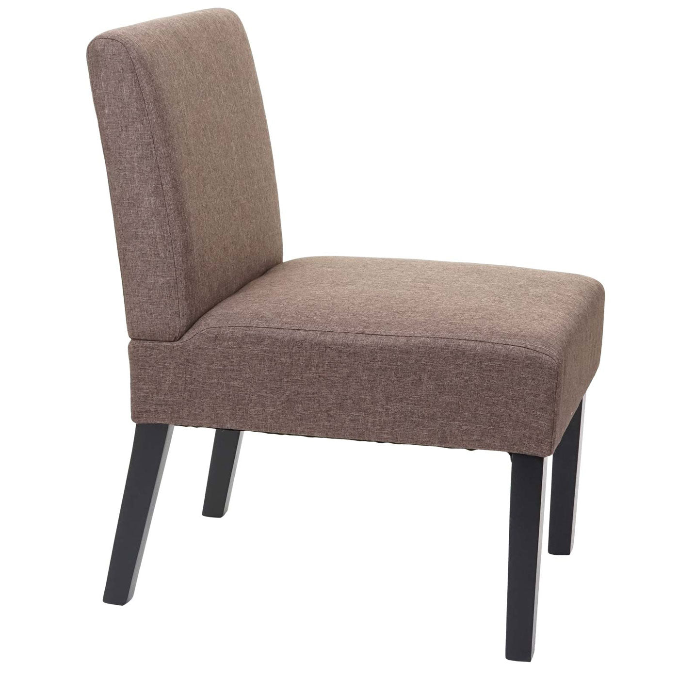 Cosmo Casa - Set van 2 Eetkamerstoelen - Lounge - Textiel - Bruin