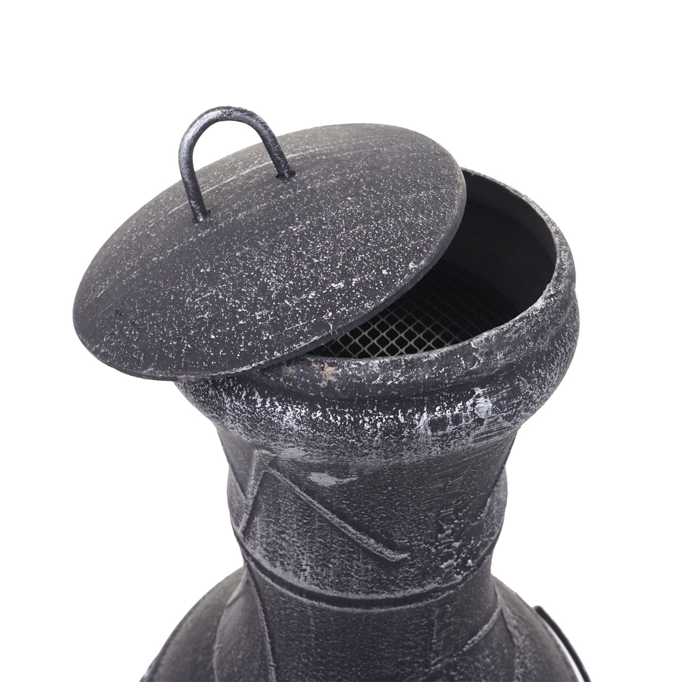 Cosmo Casa - Terraskachel - Vuurkorf - Gietijzer - 11,7 kg - 91×42×42 cm