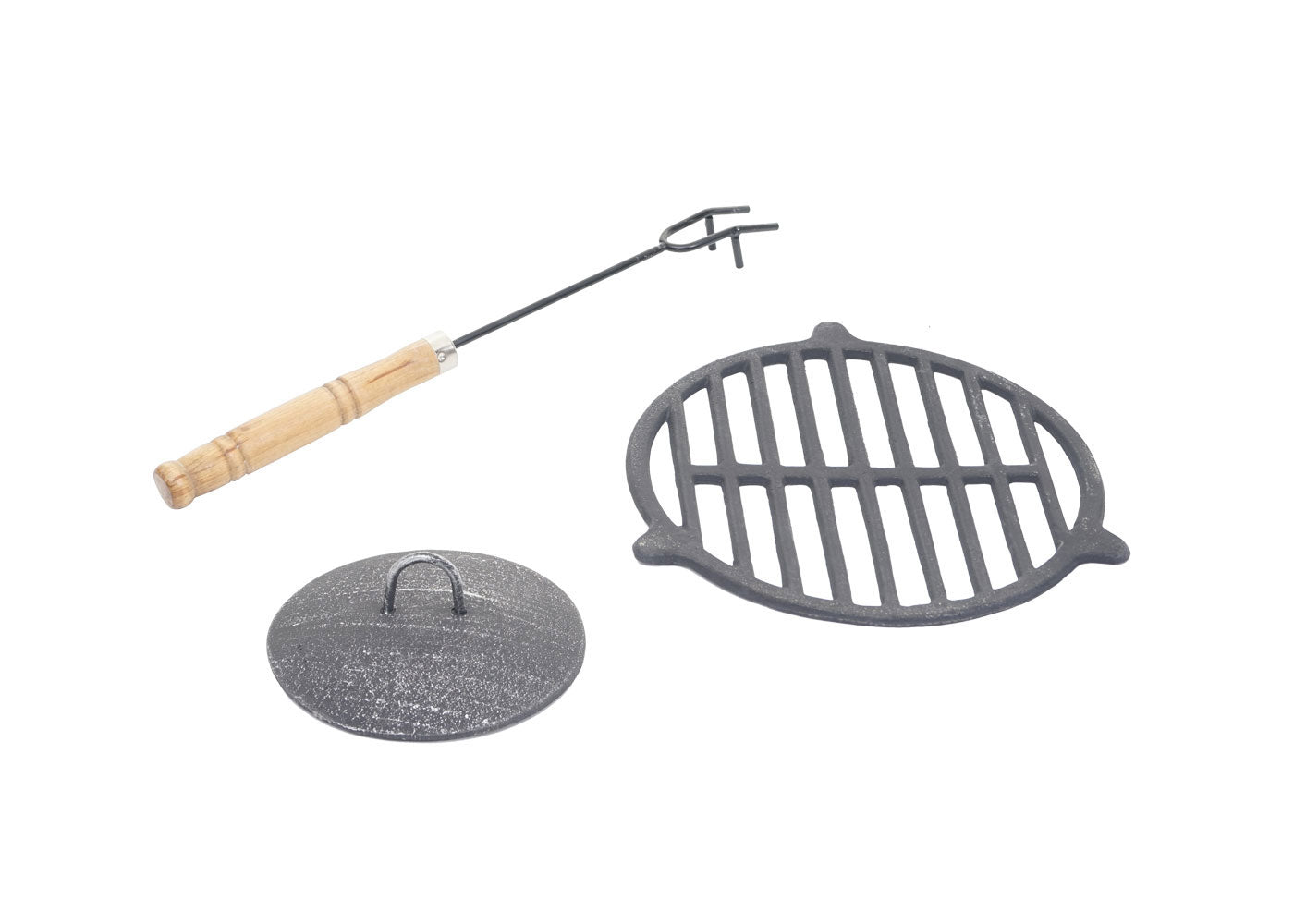 Cosmo Casa - Terraskachel - Vuurkorf - Gietijzer - 11,7 kg - 91×42×42 cm