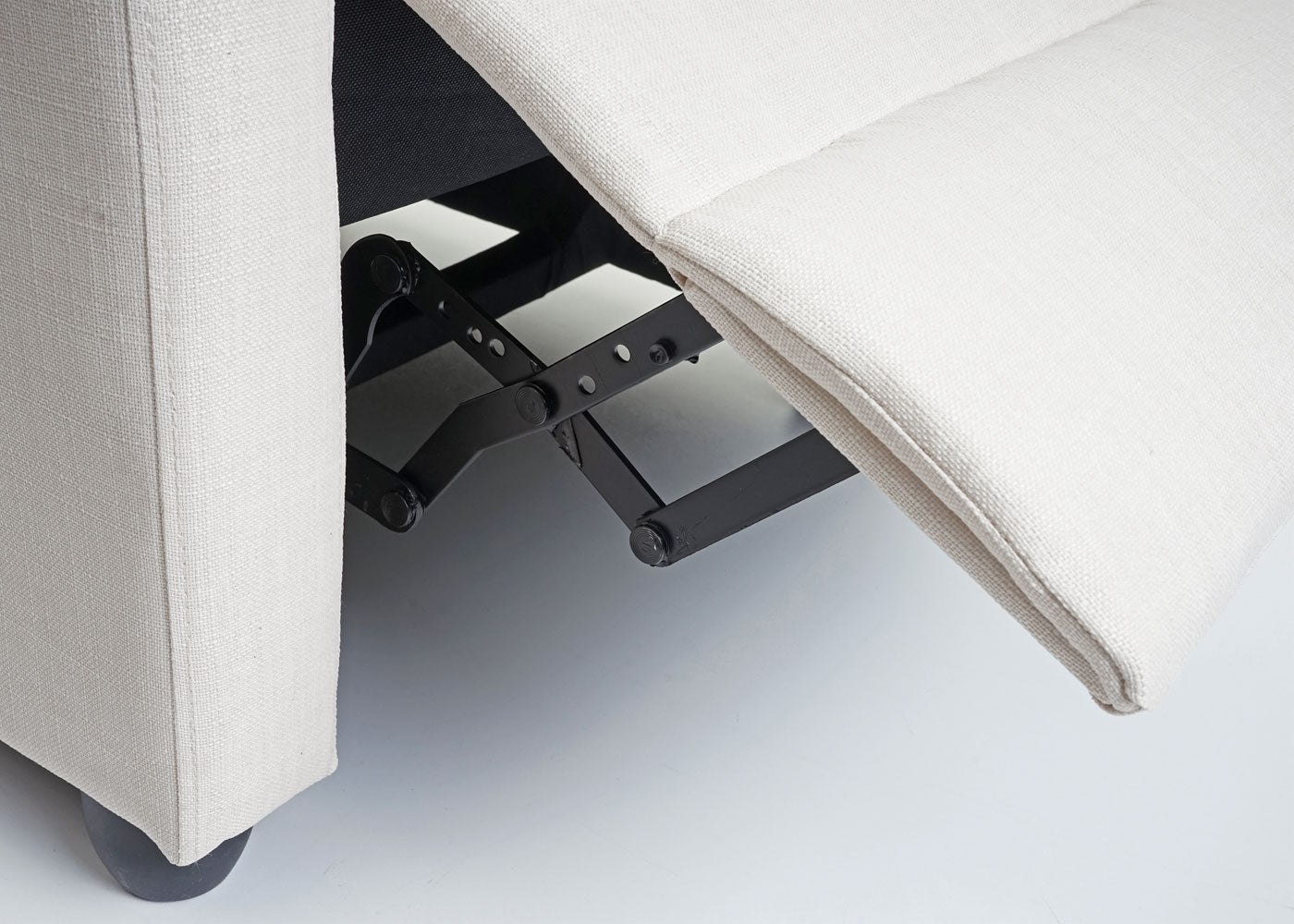 Cosmo Casa - TV-fauteuil - Verstelbaar - Textiel - Crème