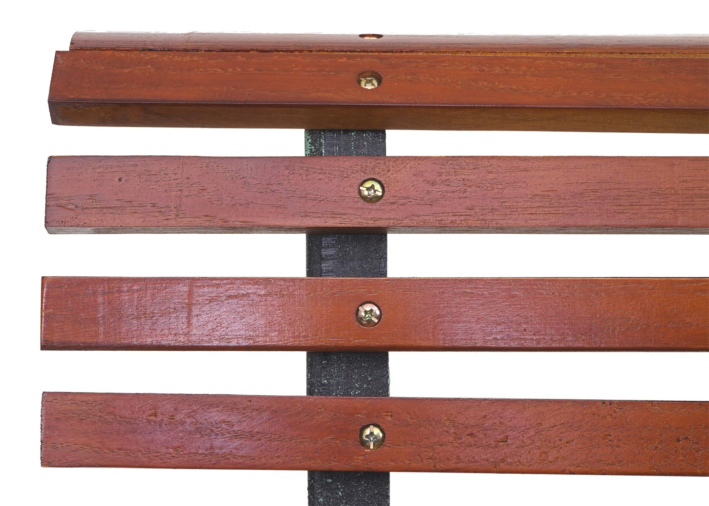 Cosmo Casa - Tuinbank - Parkbank - Hout & Gietijzer - Bruin - 122 cm - 22 kg