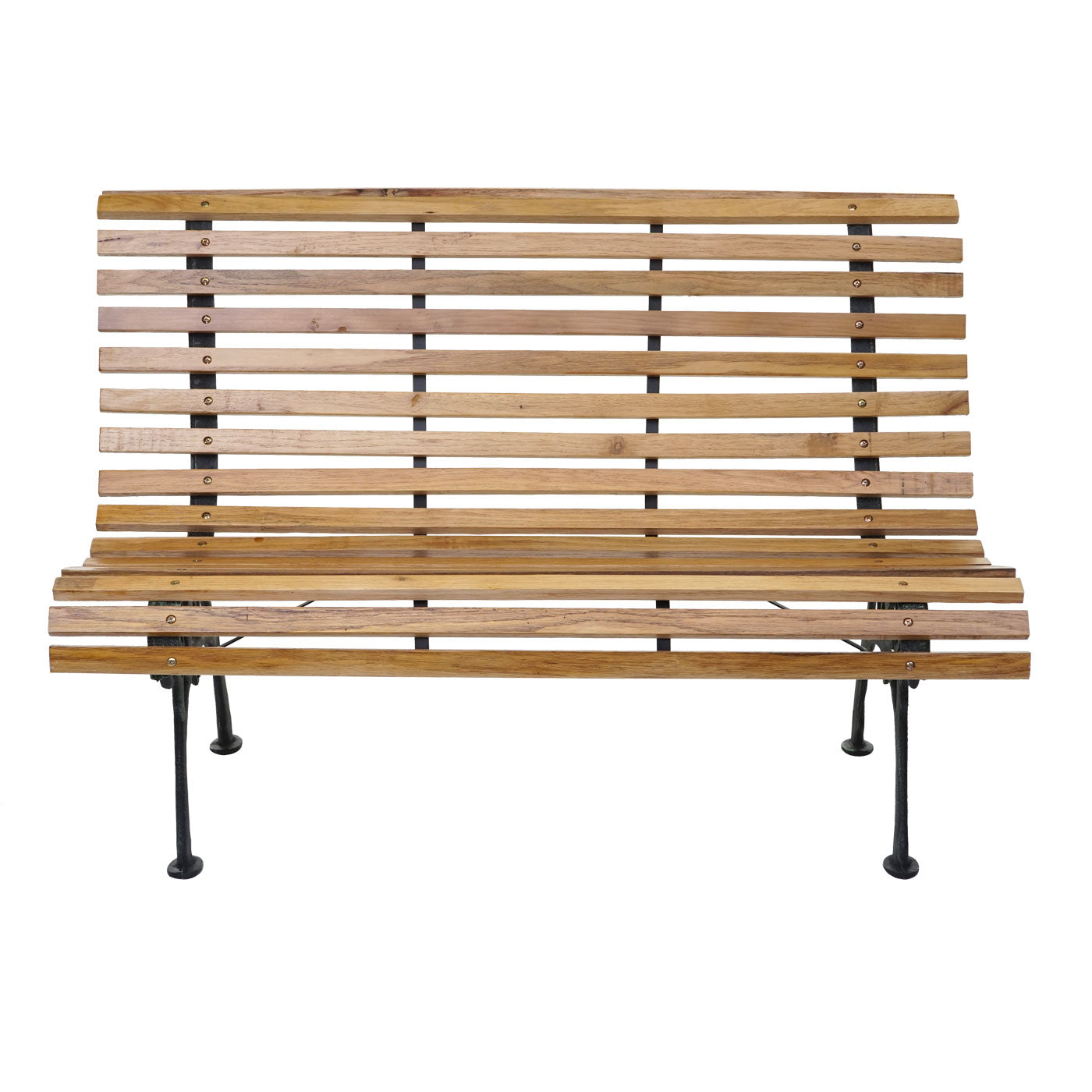 Cosmo Casa - Tuinbank - Park - Hout & Gietijzer - Lichtbruin - 122 cm - 22 kg