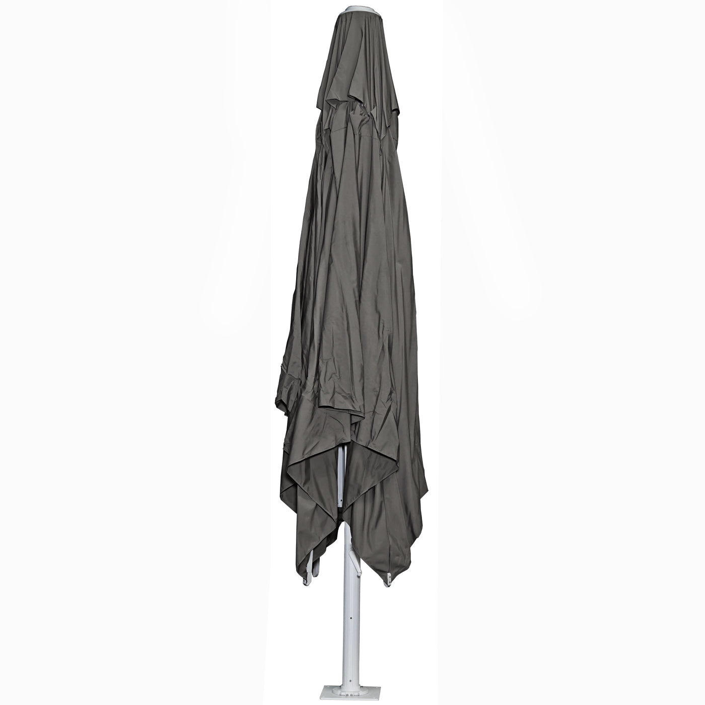 Cosmo Casa - Restaurantparasol - XXL - Polyester & Aluminium - Antraciet - 5×5 m (Ø 7,2 m) - 75 kg