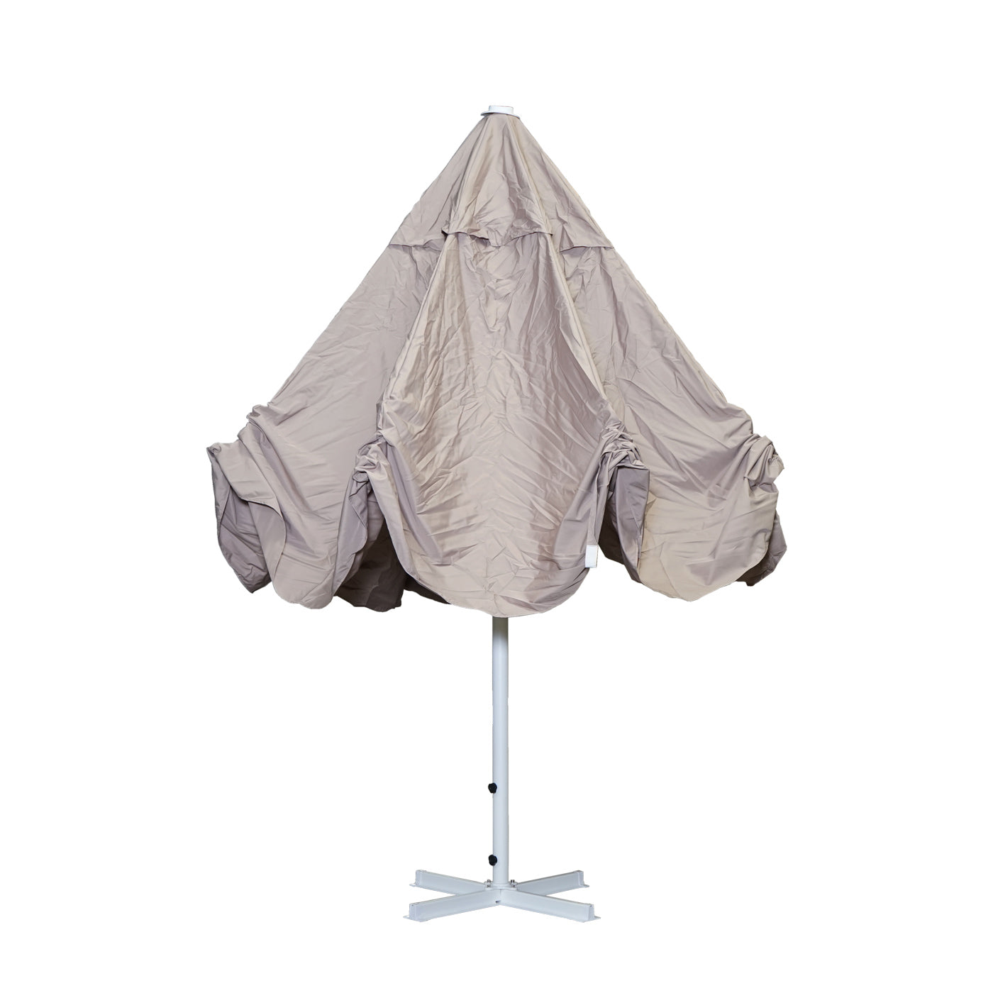 Cosmo Casa - Parasol - Zonder voet - Polyester & Aluminium - Crème-Beige - 5 m
